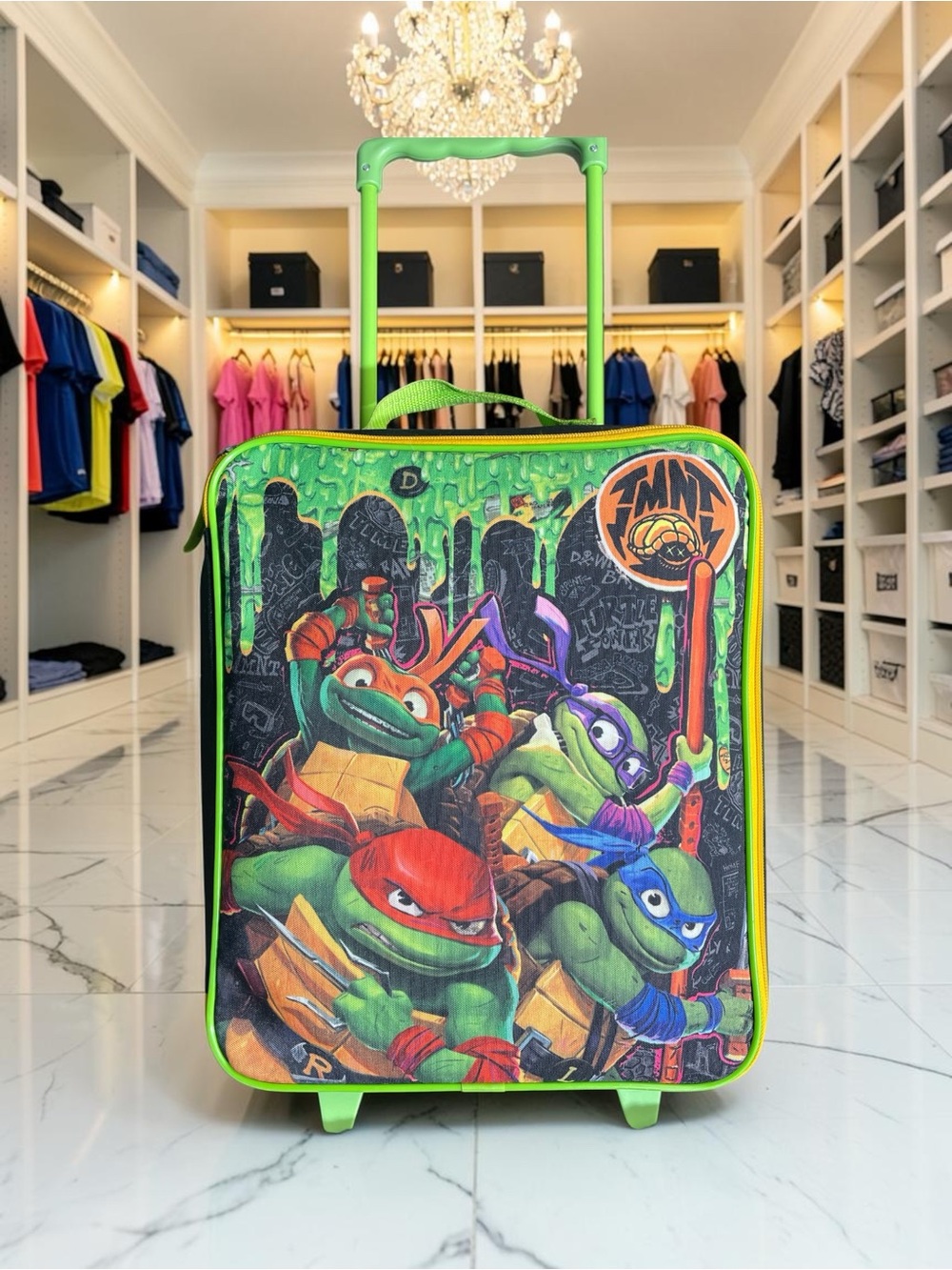 Nickelodeon Teenage Mutant Ninja Turtles Rolling Luggage - Green Senior